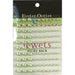 Eyelet Outlet Adhesive Pearls Multi-Size 100/Pkg-Green