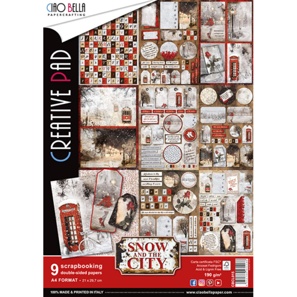 Ciao Bella - D-Sided Creative Pack A4 - Snow and the City