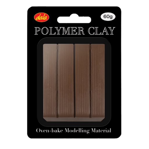 Dala - Polymer Clay - 60gram - Brown