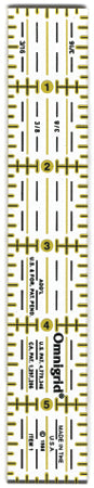 Omnigrid Quilter's Ruler-1"X6"