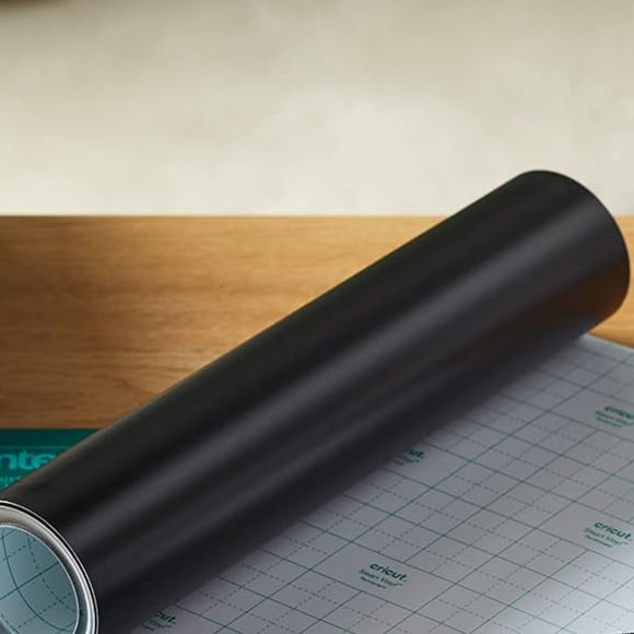 Cricut - Smart Vinyl Permanent - Matt Black (33cm x 1,2m)