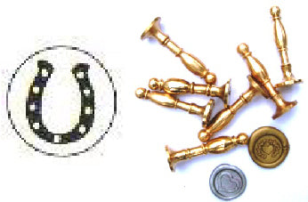 Jax Wax - Brass Seal - Horse Shoe