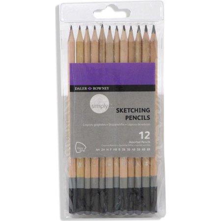 Daler Rowney - Simply Sketching Pencils - 12 Set