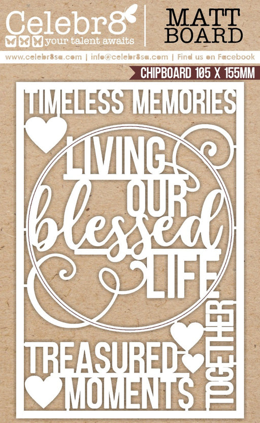 Blessed Life Matt Board Equi - Living our Bessed Life