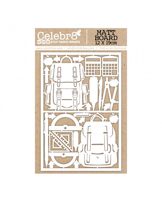 CELEBR8 BACK TO SCHOOL CHIPBOARD - ELEMENTS