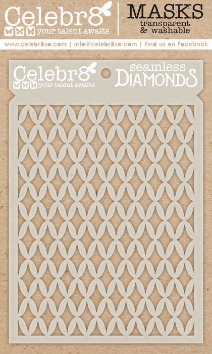 Celebr8 - Mask/Stencil - Chasing Adventure - Seamless Diamonds