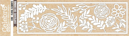 Celebr8 - Matt Board Lanki Card - Flower Elements