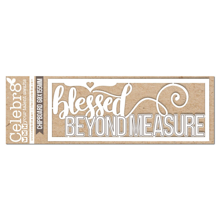 Celebr8 - Matt Board Mini - Blessed Beyond Measure