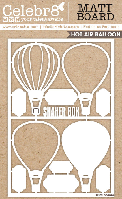 Celebr8 - Matt Board Equi - Hot Air Balloon