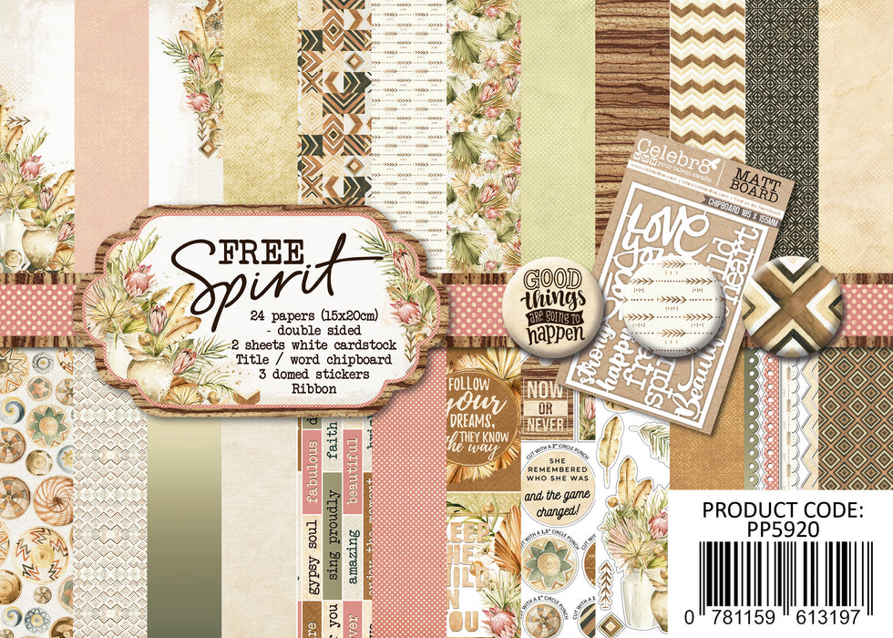 Celebr8 - Mini Paper Pack - Free Spirit