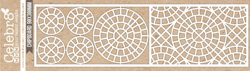 Celebr8 - Matt Board Lanki Card - Tile Mesh Patterns