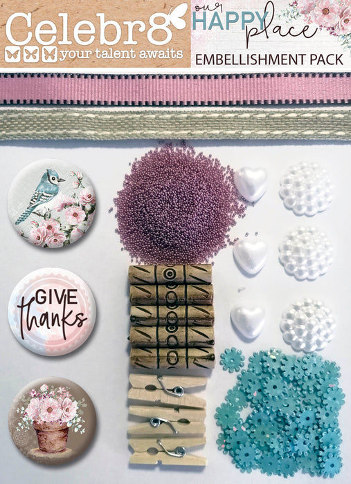 Celebr8 - Embellishment Pack - Our Happy Place