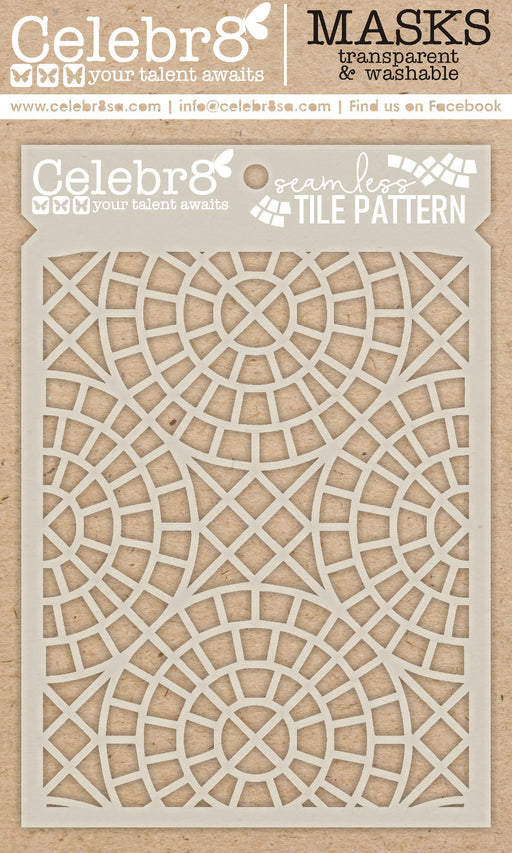 Celebr8 - Stencil Mask - Our Happy Place - Seamless Tile Pattern