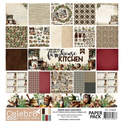 Celebr8 - Paper Pack - Farmhouse Kitchen