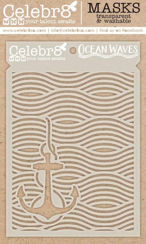 Celebr8 - Set Sail Mask - Ocean waves