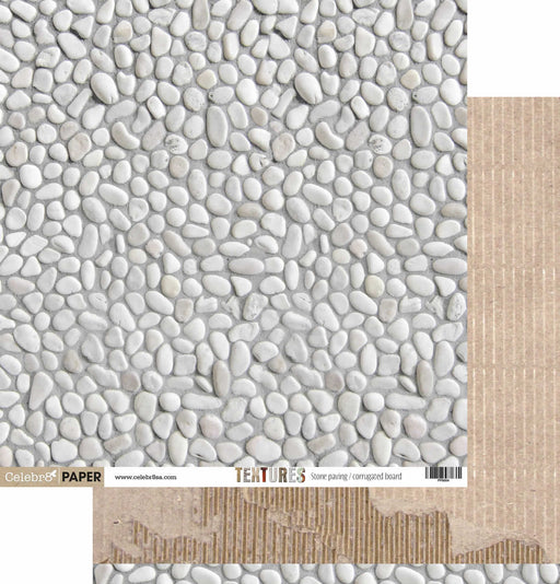 Celebr8 - Double Sided Paper - Textures - Stone Paving