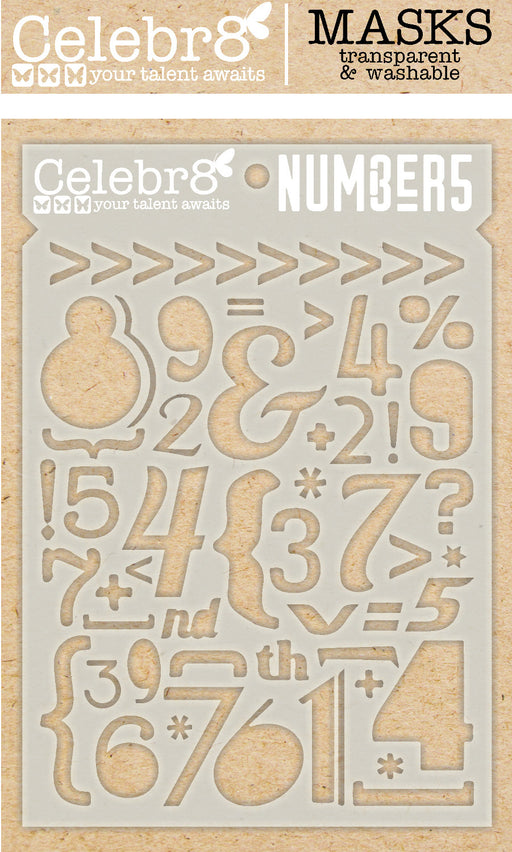 Celebr8 - Working Man - Mask - Numbers