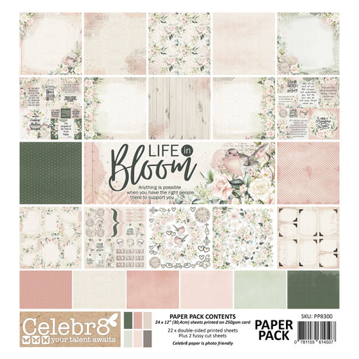 Celebr8 - Paper Pack - Life in Bloom