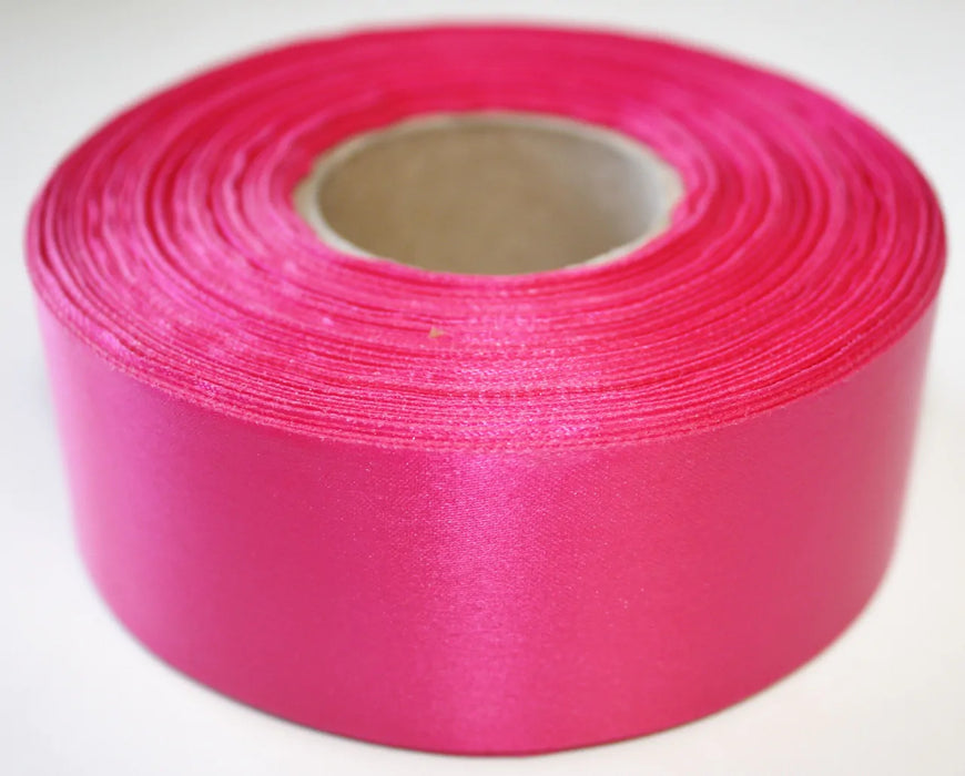 Doodles Cafe - Satin Ribbon - Cerise - 35 mm