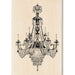 Inkadinkado - Wood Mounted Stamps - Ballroom Chandeliers