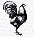 Doodles - Silk Screen Stencils - Chicken - 98mm x 139mm