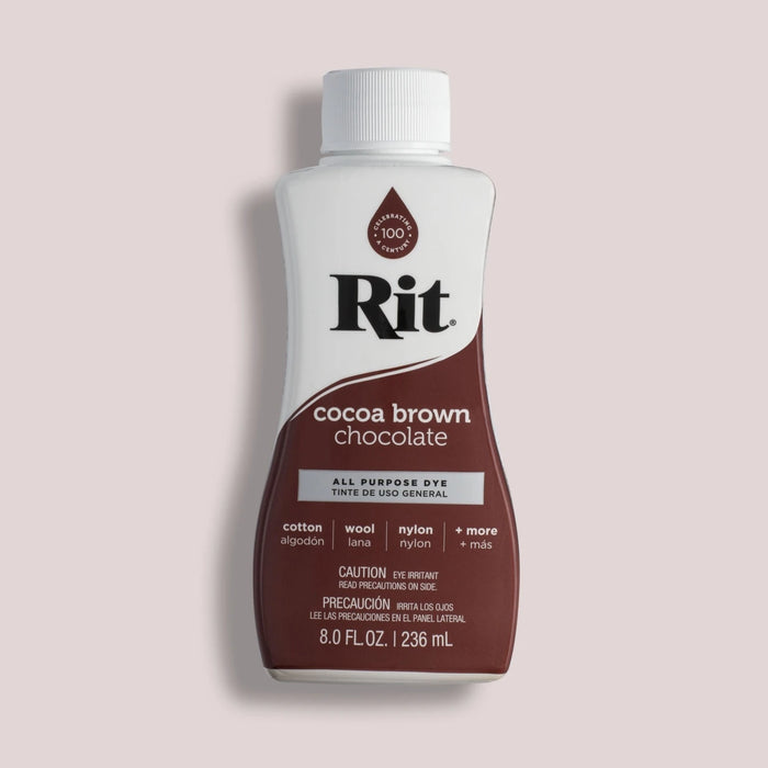 Rit Dye All Purpose Liquid 8oz Cocoa Brown 236ml Scrap a Doodles rit-dye-all-purpose-liquid-8oz-cocoa-brown-236ml-scrap-a-doodles
