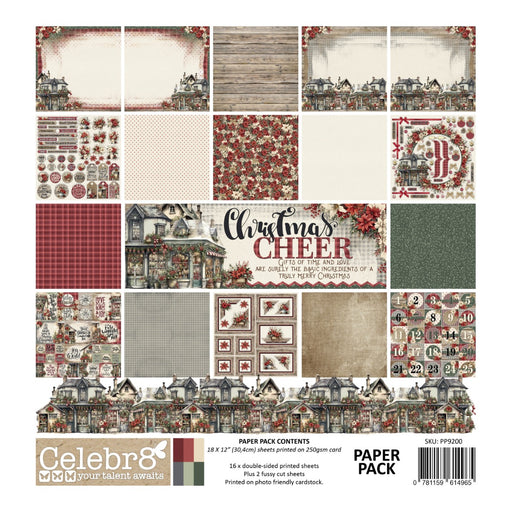 Celebr8 Christmas Cheer 250gsm – Paper Pack