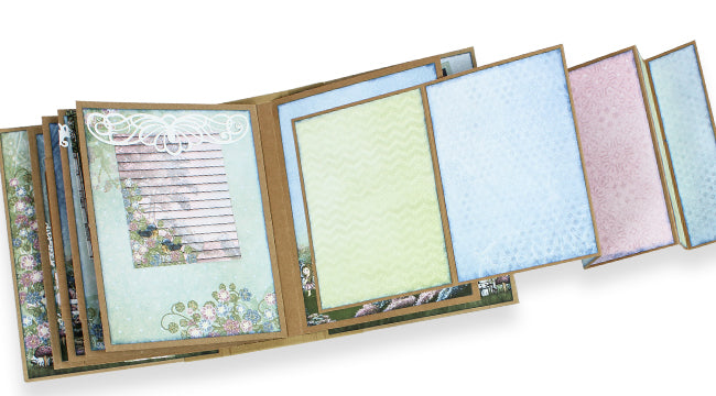 Heartfelt Creations 3D Flip Fold Album, 17.78 x 23.11 x 3.3 cm