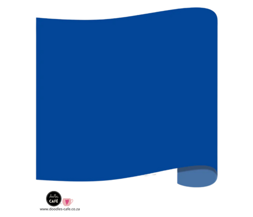 Poli-Flex Turbo - Heat Transfer Vinyl - Classic Blue (25cm x 0.5m)