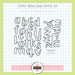 Sweet-n-Sassy-Stamps - Creative Worship - Outline Alpha Clear Stamp Set