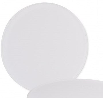 Bestsub - Coaster Sublimer 2T - White Round - 9.5cm