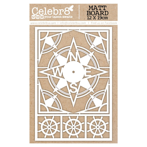 Celebr8 - Matt Board Equi - Seaside Escape - Compass