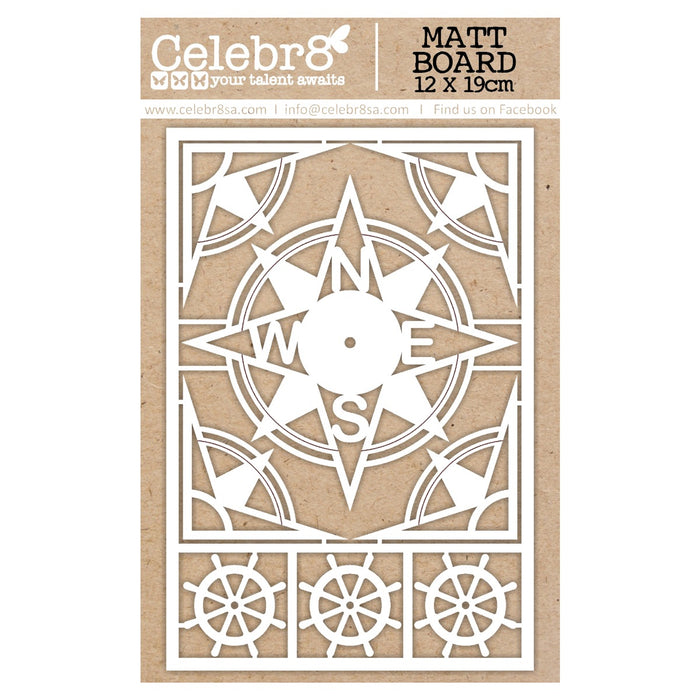 Celebr8 - Matt Board Equi - Seaside Escape - Compass