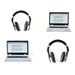 Eyelet Outlet - Shaped Brads - Laptop & Headphone