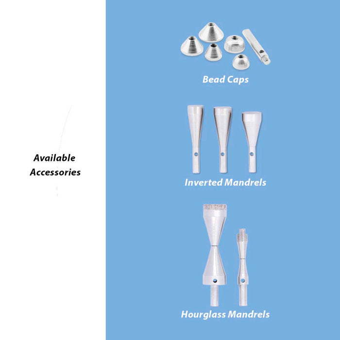 Conetastic Cone Mandrel Set, 5 mm x 2 mm / 0.20 in x 0.08 in, 8 mm x 2 mm / 0.31 in x 0.08 in, 11 mm x 2 mm / 0.43 in x 0.08 in