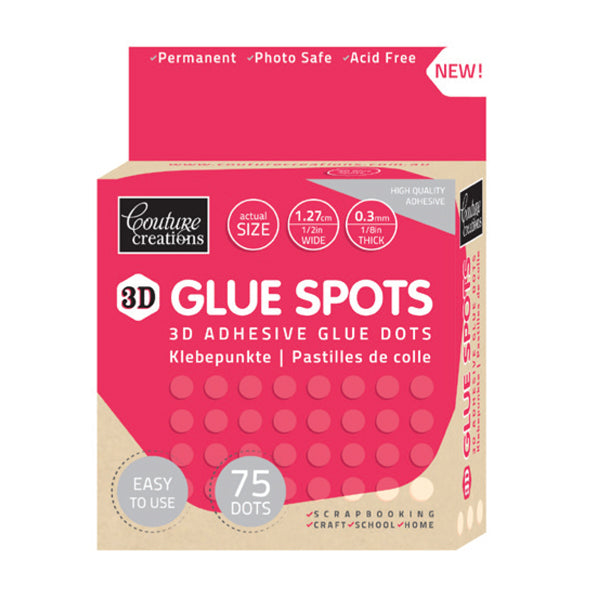 Couture Creations - Adhesive Glue Spots - 3D