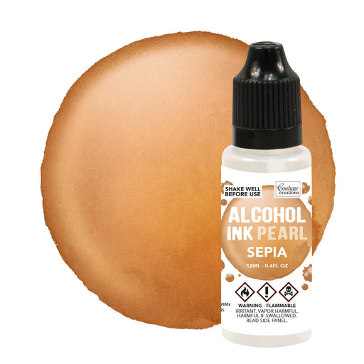 Couture Creations - Alcohol Ink Pearl - Mineral / Sepia - 12ml