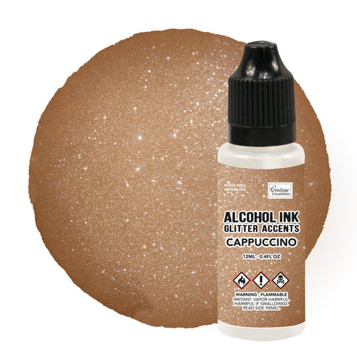 Couture Creations - Alcohol Ink - Glitter Accents - Cappuchino - 12ml