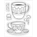 Oricraft - Clear Stamp - Tea Time