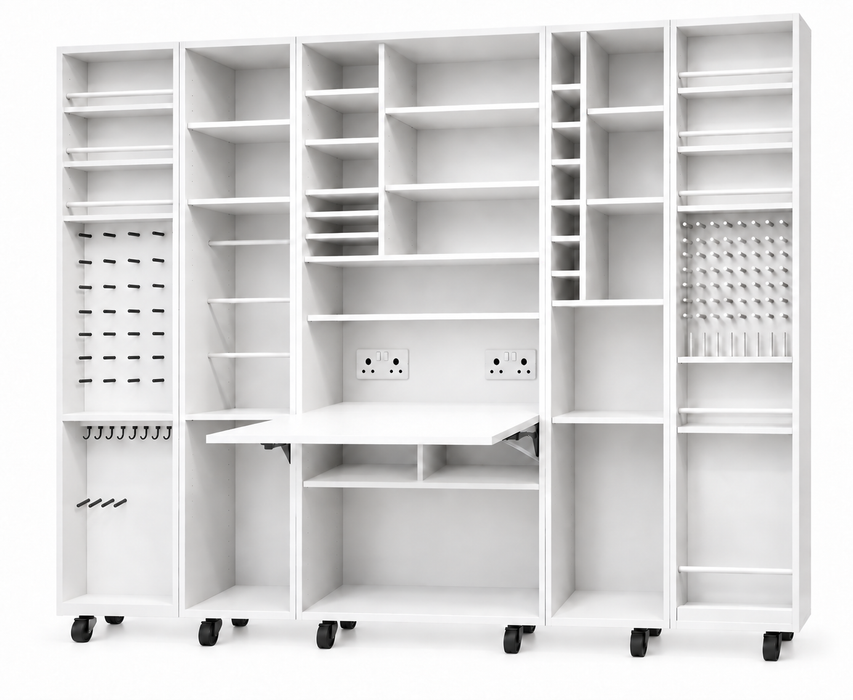 Doodles - Big Daddy Craft and Sewing Cupboard - XLarge, White - Coming Soon