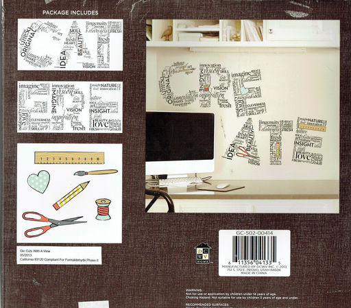 DCWV - Wall Decal Kit - Create