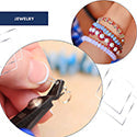 Crimp Beads, Size #3, 1.8 mm/.071 in, I.D., 3.0 mm/.118 in, O.D., Gold Color, 1.5 g/.05 oz, approx. 27 pc Use Mighty Crimper Tool with wire 0.60-0.91 mm/.024 -.036 in