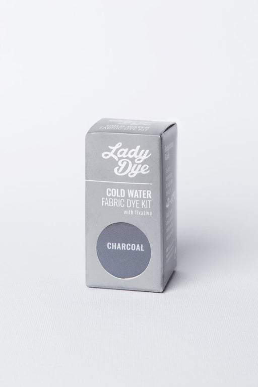Lady Dye - Fabric Dye - Cold Water Dye - Maxi Pack - Charcoal - 80g