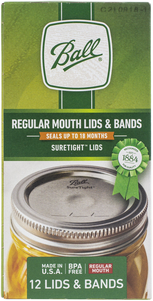 Ball(R) Lids & Bands 12/Pkg-Regular Mouth