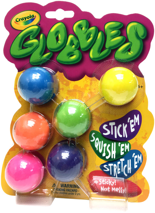 Crayola Globbles 6/Pkg-Assorted Colors