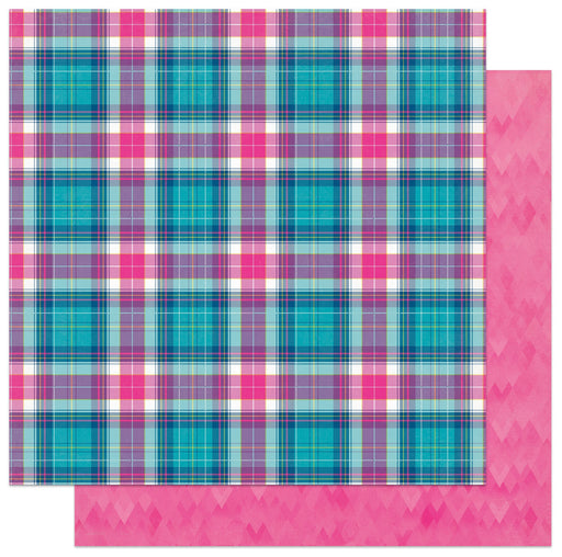 Wicker Lane Double-Sided Cardstock 12"X12"-Dad's Flannel