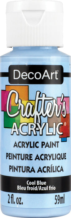 DecoArt Crafter's Acrylic All-Purpose Paint 2oz-Cool Blue