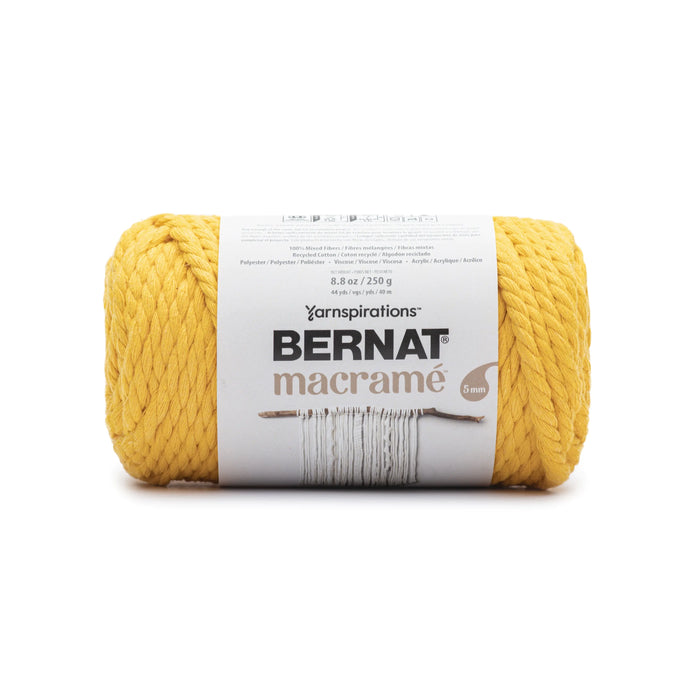 Bernat Macrame Yarn-Sunshine