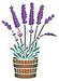 Sceptre Seven Designs - Stencils - Lavender Pot