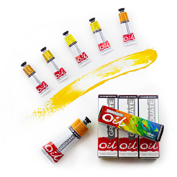 Daler-Rowney - Graduate Oil Paint - Lemon Yellow - 38ml